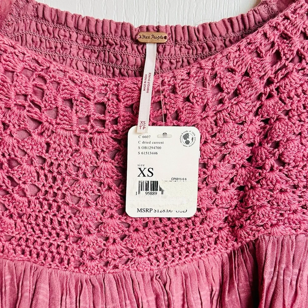 Free People dried current Ari Mini Dress
